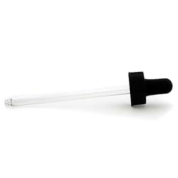 GreenHealth 22/400 Glass Dropper assembly with rubber bulb